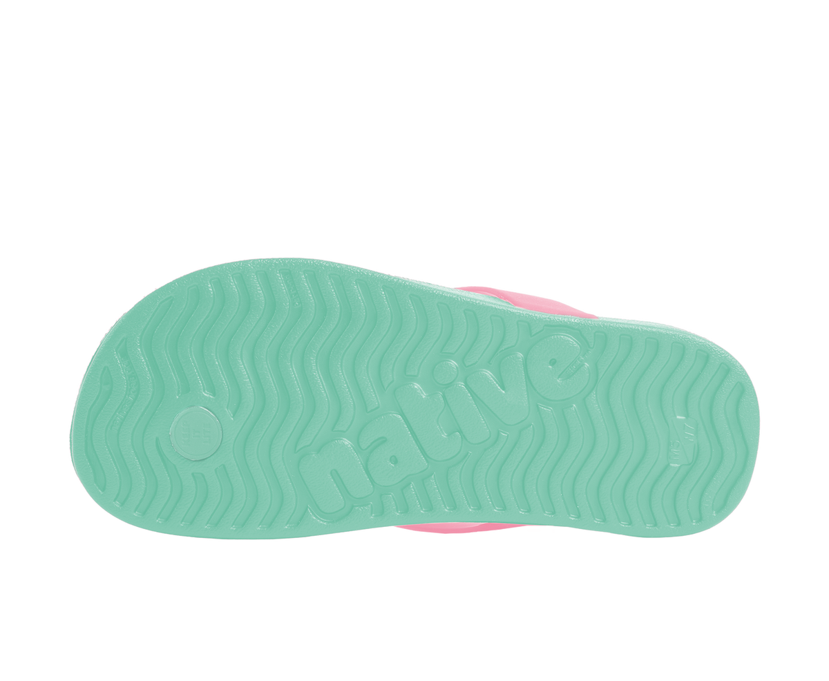 Bottom view of a Native Shoes Paolo Wanderfoam Ombre | Faded Glory Blue / Fresco Green / Fresco Ombre Footwear in Faded Glory Blue / Fresco Green / Fresco Ombre
