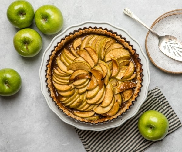 Animal Free Recipe Series: Salted Caramel Apple Tart