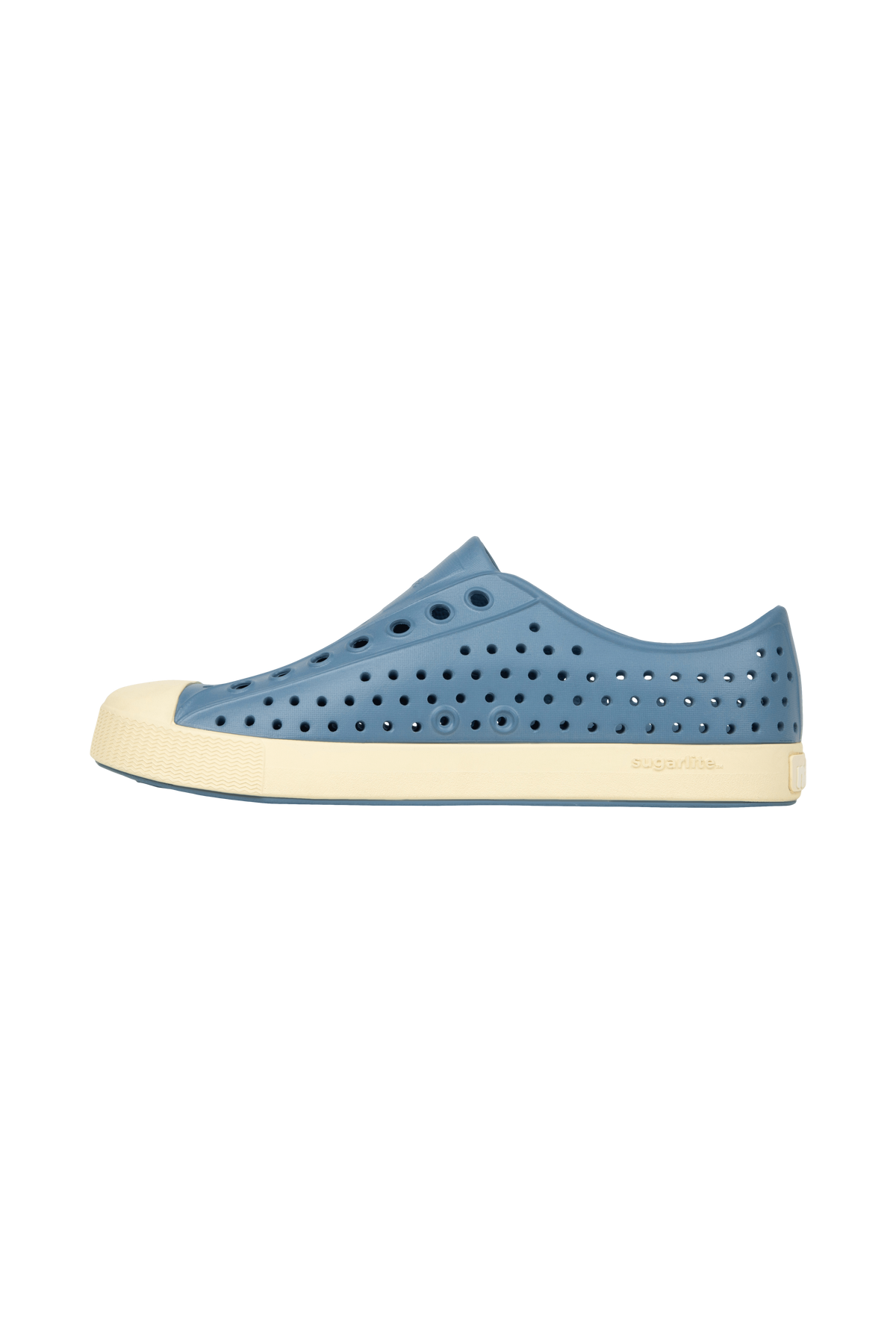Bottom view of a Native Shoes Jefferson | Oasis Blue / Bone White Footwear in Oasis Blue / Bone White