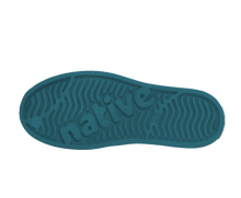 Bottom view of a Native Shoes Jefferson | Faded Glory Blue / Bone White Footwear in Faded Glory Blue / Bone White