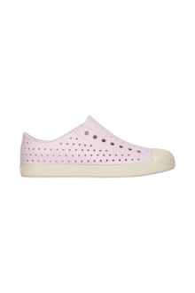 Side view of a Native Shoes Adults Jefferson Footwear in Sumpnk/Bnwht