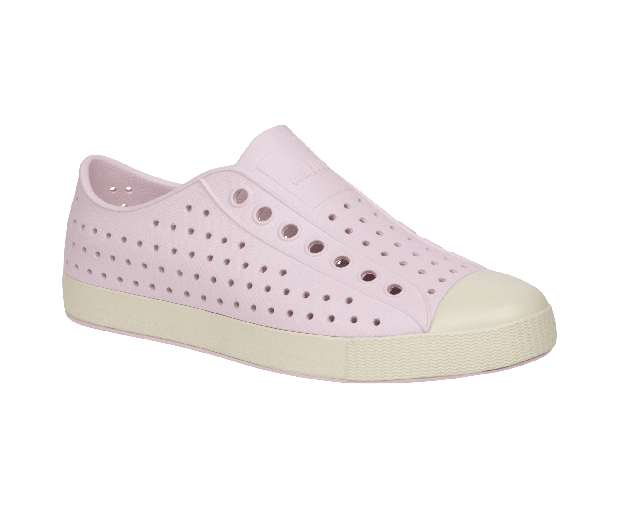 Bottom view of a Native Shoes Jefferson | Sumpnk/Bnwht Footwear in Sumpnk/Bnwht