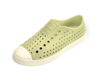 Angled view of a Native Shoes Jefferson | Vanilla Yellow / Bone White Footwear in Vanilla Yellow / Bone White