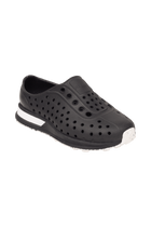 Bottom view of a Native Shoes Kids Robbie Block Kids | Jfyblk/Jfyblk/Shlwht/Shlspckrb Footwear in Jfyblk/Jfyblk/Shlwht/Shlspckrb