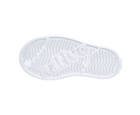 Bottom view of a Native Shoes Kids Jefferson Print Kids | Shell White / Shell White / Barely Taro Blur Footwear in Shell White / Shell White / Barely Taro Blur