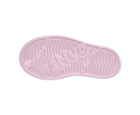Bottom view of a Native Shoes Kids Jefferson Print Kids | Barely Pink / Shell White / Cowgirl Footwear in Barely Pink / Shell White / Cowgirl