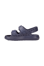 Angled view of a Native Shoes Kids Chase Kids | Regatta Blue / Regatta Blue Footwear in Regatta Blue / Regatta Blue
