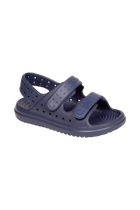 Bottom view of a Native Shoes Kids Chase Kids | Regatta Blue / Regatta Blue Footwear in Regatta Blue / Regatta Blue
