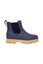 Side view of a Native Shoes Kids Kensington Chelsea Kids Footwear in Rgtabl/Gumbr