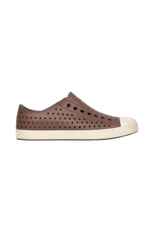 Side view of a Native Shoes™ Adults Jefferson Footwear in Bitter Brown / Bone White