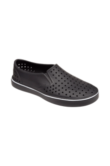 Bottom view of a Native Shoes Miles Wanderfoam | Jiffy Black / Jiffy Black Footwear in Jiffy Black / Jiffy Black