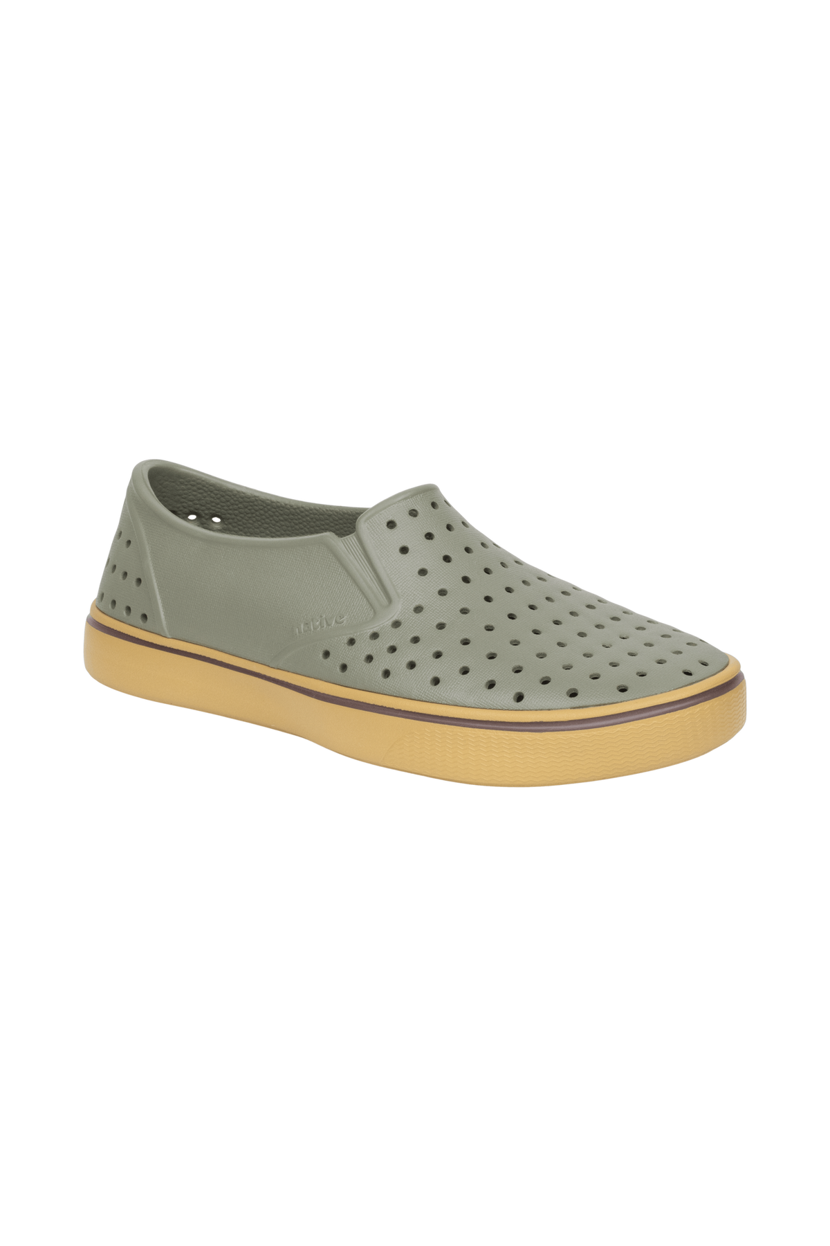 Bottom view of a Native Shoes Miles Wanderfoam | Vetgry/Hevbr Footwear in Vetgry/Hevbr