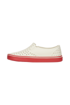 Angled view of a Native Shoes Miles Wanderfoam | Bnwht/Luckrd Footwear in Bnwht/Luckrd