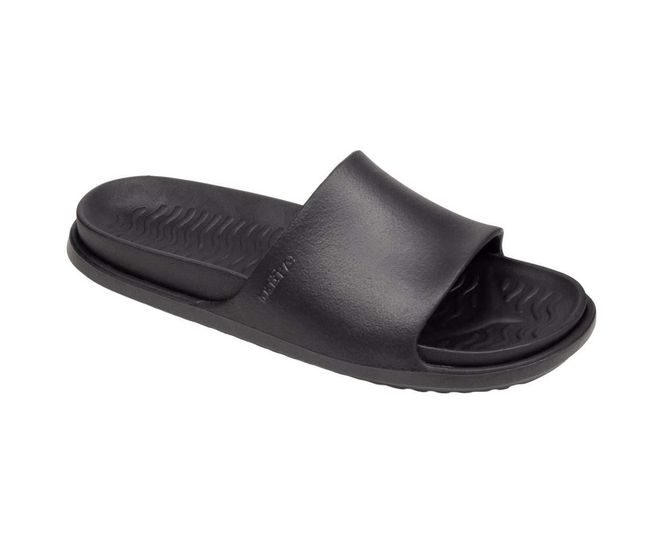Bottom view of a Native Shoes Spencer Lx Wanderfoam | Jiffy Black / Jiffy Black Footwear in Jiffy Black / Jiffy Black