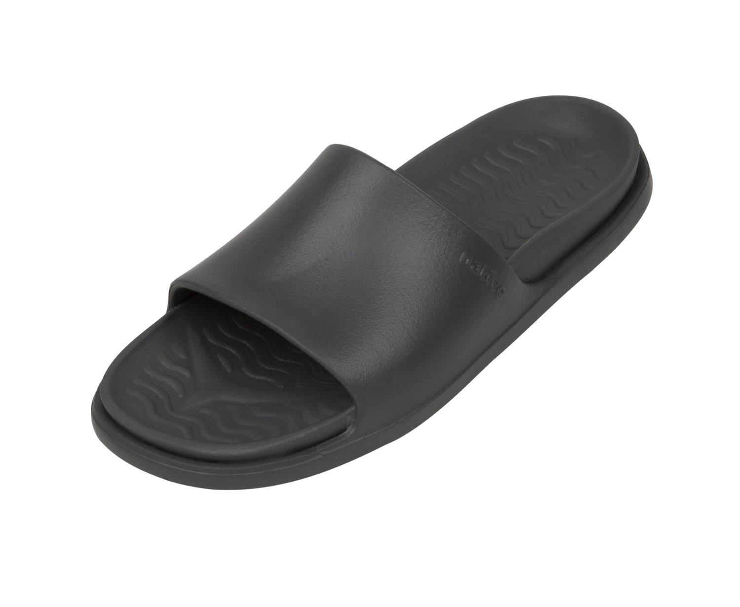 Angled view of a Native Shoes Spencer Lx Wanderfoam | Dublin Grey Footwear in Dublin Grey