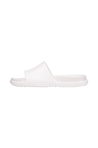 Angled view of a Native Shoes Spencer Lx Wanderfoam | Shell White / Shell White Footwear in Shell White / Shell White