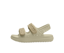Side view of a Native Shoes Kids Chase Bio-Bling Kids Footwear in Taos Tan Bling / Bone White