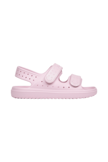 Side view of a Native Shoes Kids Chase Bio-Bling Kids Footwear in Barely Pink Bling / Barely Pink