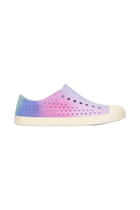 Side view of a Native Shoes Adults Jefferson Wanderfoam Print Footwear in Skwybl/Bnwht/Fscosoftspec