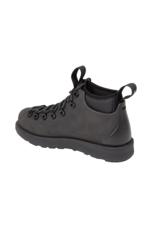 Bottom view of a Native Shoes Fitzsimmons Venture | Jiffy Black / Jiffy Black Footwear in Jiffy Black / Jiffy Black