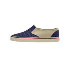 Side view of a Native Shoes Adults Miles Wanderfoam Block Footwear in Taos Tan / Bone White / Regatta Block