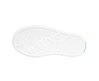Bottom view of a Native Shoes Kids Jefferson Bio-Bling Kids | Shell White Bling / Shell White Footwear in Shell White Bling / Shell White