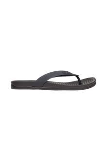 Side view of a Native Shoes Adults Paolo Wanderfoam Footwear in Jiffy Black / Jiffy Black