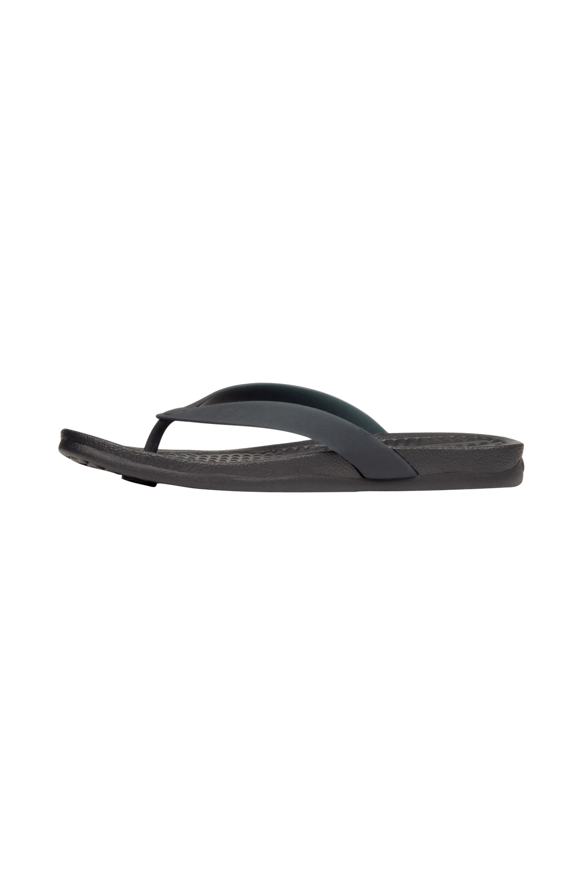 Angled view of a Native Shoes Paolo Wanderfoam | Jiffy Black / Jiffy Black Footwear in Jiffy Black / Jiffy Black