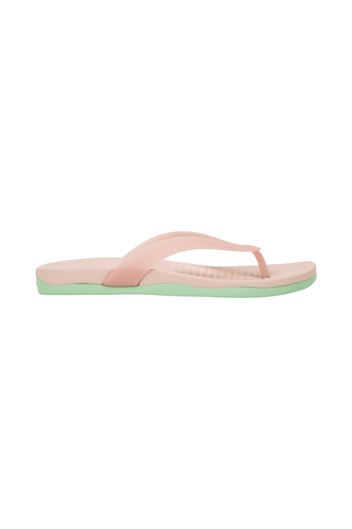 Side view of a Native Shoes Adults Paolo Wanderfoam Footwear in Cldpnk/Permgr