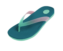 Angled view of a Native Shoes Paolo Wanderfoam Ombre | Faded Glory Blue / Fresco Green / Fresco Ombre Footwear in Faded Glory Blue / Fresco Green / Fresco Ombre