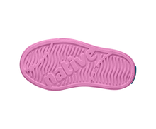 Bottom view of a Native Shoes Kids Jefferson Juniper Metallic Bk Kids | Malibu Pink Metallic / Malibu Pink Footwear in Malibu Pink Metallic / Malibu Pink