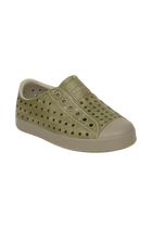 Bottom view of a Native Shoes Kids Jefferson Stonewash Kids | Elmgr/Vetgry/Rkiestnwshed Footwear in Elmgr/Vetgry/Rkiestnwshed