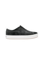 Side view of a Native Shoes Adults Jefferson Arc Wf Stonewash Footwear in Satellite Grey / Whisper White / Brushed