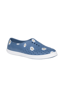 Bottom view of a Native Shoes Jericho Wanderfoam Print | Oasisbl/Shlwht/Daisyaop Footwear in Oasisbl/Shlwht/Daisyaop